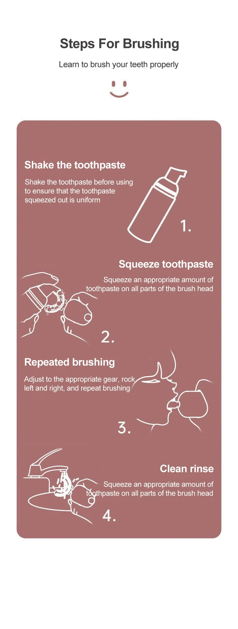 Children U-shaped Electric Toothbrush